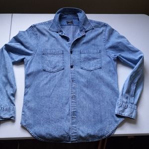 Denim Overshirt in Stonewash